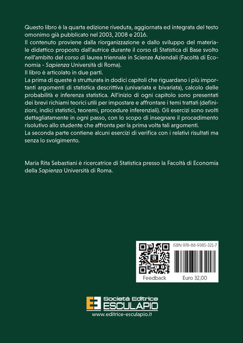 SEBASTIANI - Esercitazioni di Statistica